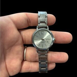 Silver Quartz Watch